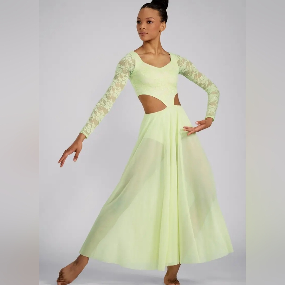 Lime Green Dance Costume